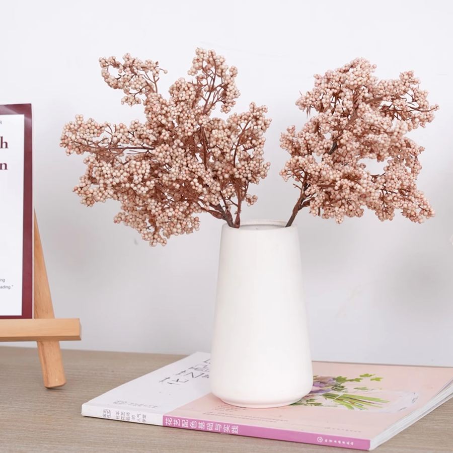 Bonsai Garden Gift - Yapay Çiçekler Bitki Winterberry Düğün Gelin