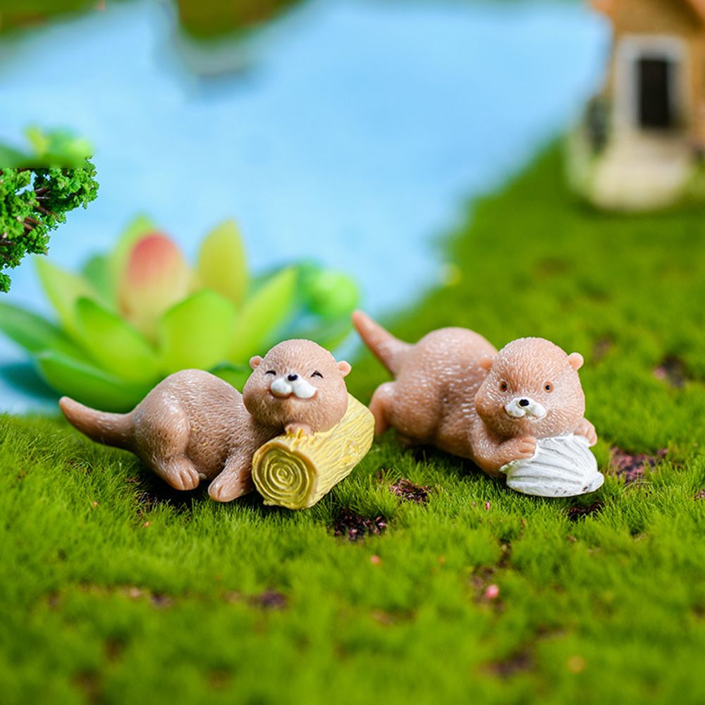 Su samurları heykelcik Mini ev - Bonsai Garden Gift incelemesi ve fiyatı