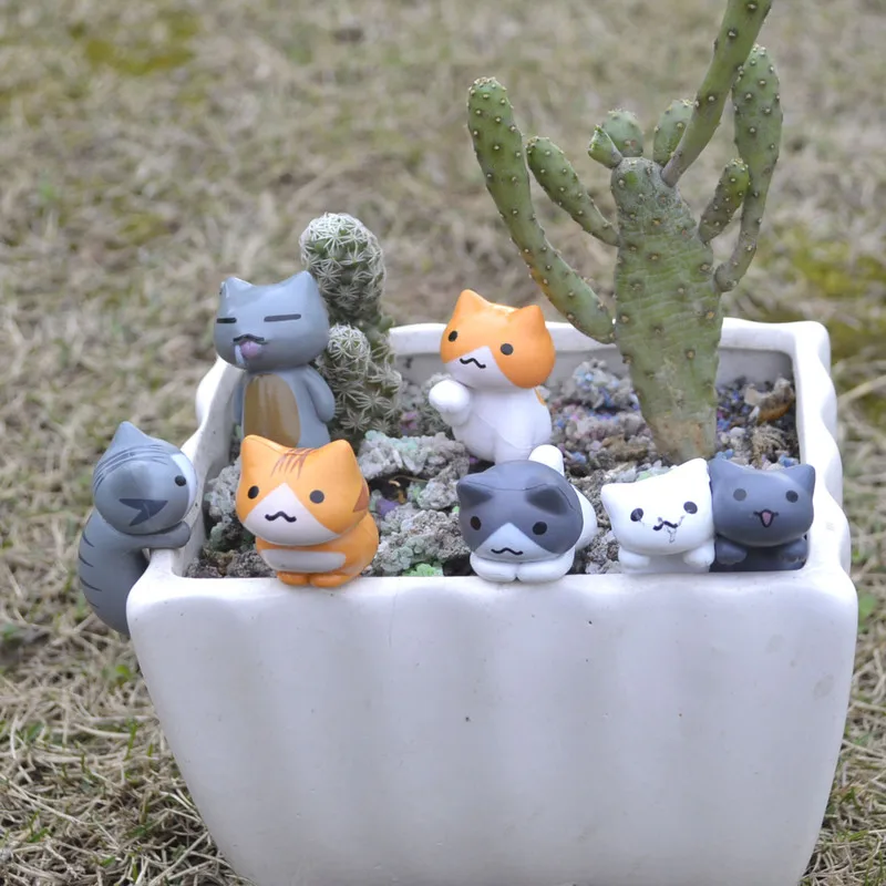 6 Adet/Set Karikatür Şanslı Ke - Bonsai Garden Gift incelemesi ve fiyatı